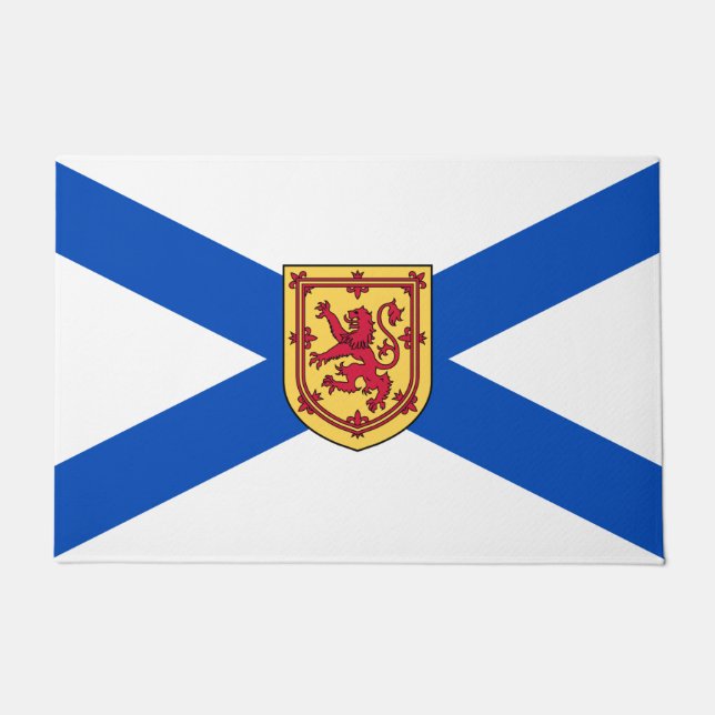 Paillasson Drapeau de la Nouvelle-Écosse (Province canadienne (Devant)