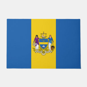 Paillasson Drapeau de la ville de Philadelphie (Pennsylvanie)