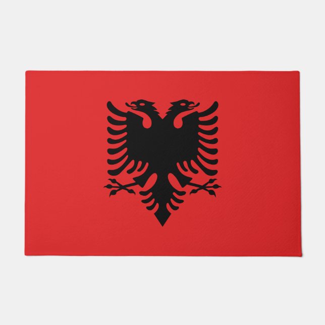 Paillasson Drapeau de l'Albanie (Devant)