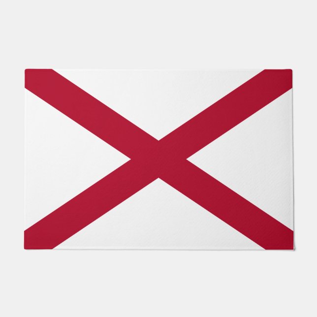 Paillasson Drapeau de l'état de l'Alabama (Devant)