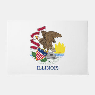Paillasson Drapeau de l'Illinois