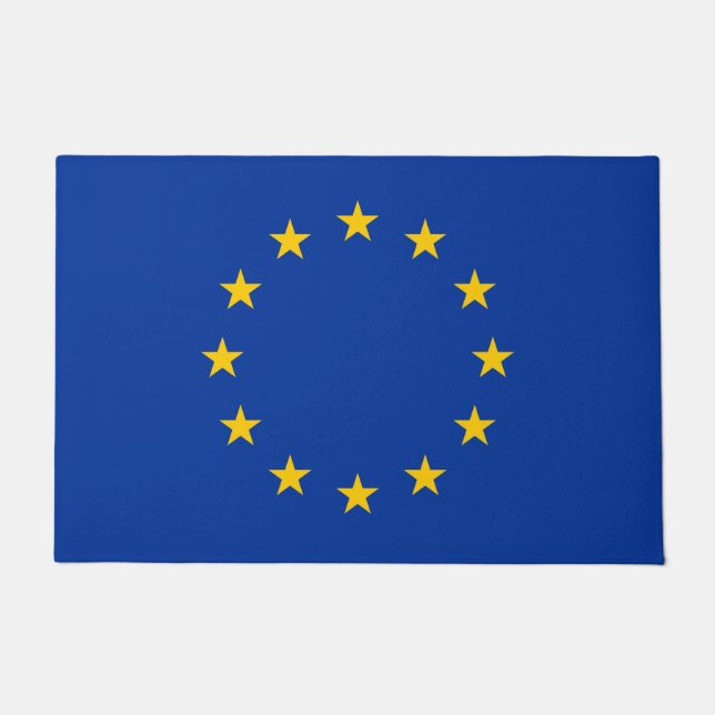 Paillasson Drapeau de l'Union européenne (UE) (Europe) (Devant)