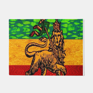 Paillasson Drapeau de Rasta Lion de Judah