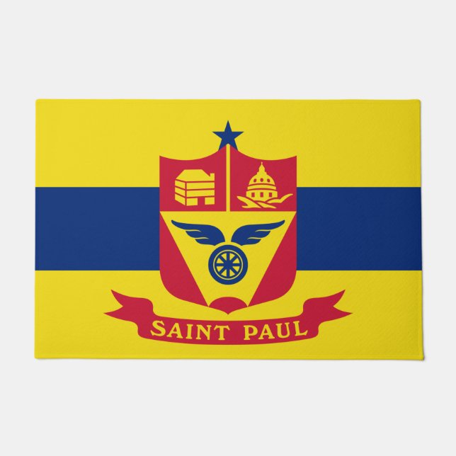 Paillasson Drapeau de Saint Paul (Minnesota) (Devant)