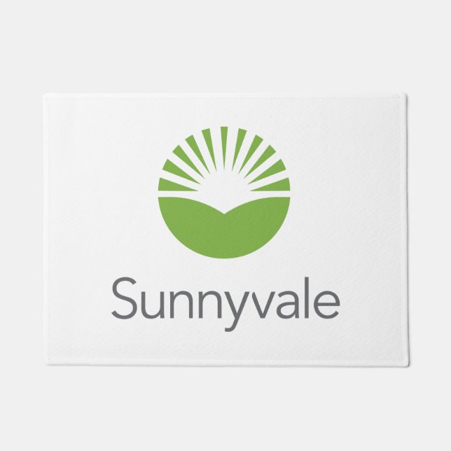Paillasson Drapeau de Sunnyvale (Californie) (Devant)