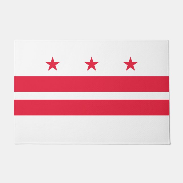 Paillasson Drapeau de Washington D.C. (District de Columbia) (Devant)
