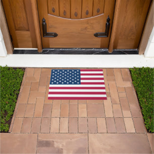 Paillasson Drapeau des États-Unis d'Amérique patriotique 18"
