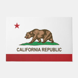 Paillasson Drapeau d'État de Californie (États-Unis)