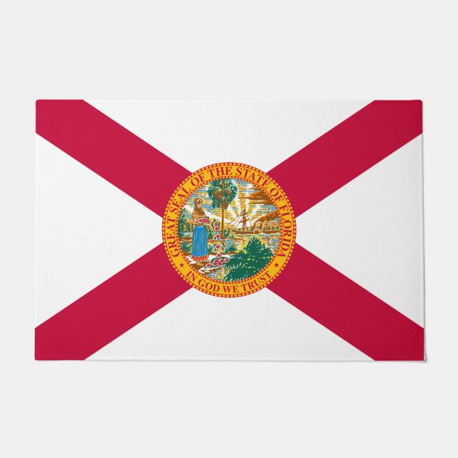 Paillasson Drapeau d'État de Floride (Devant)