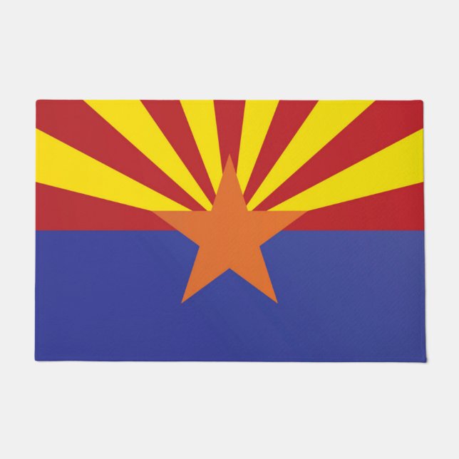 Paillasson Drapeau d'État de l'Arizona, États-Unis (Devant)