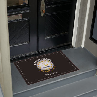 PAILLASSON DRAPEAU D'ÉTAT DE L'OCÉAN DE L'ÎLE RHODE