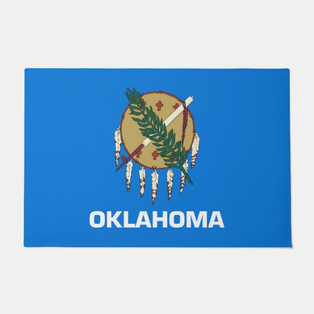 Paillasson Drapeau d'État de l'Oklahoma, États-Unis (Devant)
