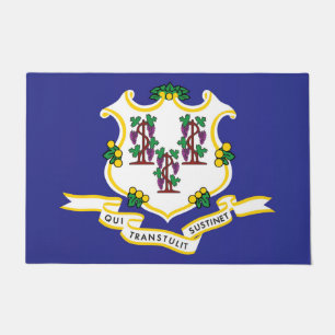 Paillasson Drapeau d'État du Connecticut, États-Unis