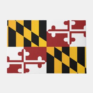 Paillasson Drapeau d'État du Maryland (États-Unis)
