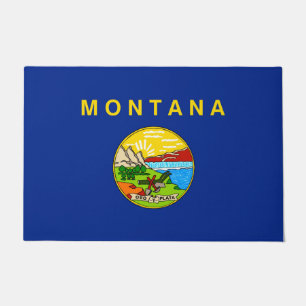 Paillasson Drapeau d'État du Montana