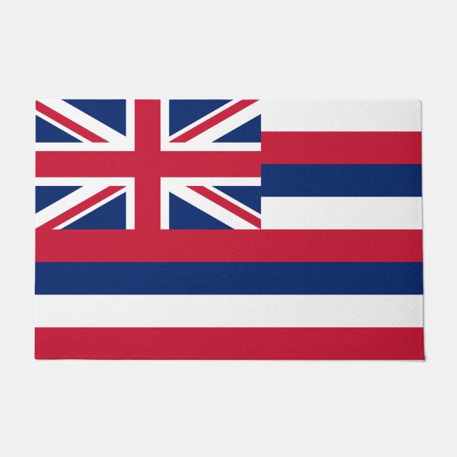 Paillasson Drapeau d'Hawaï (État des États-Unis) (Devant)