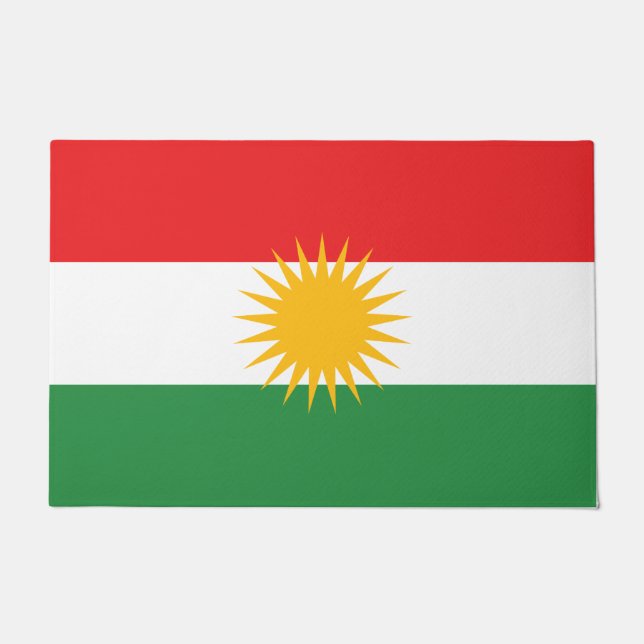 Paillasson Drapeau du Kurdistan (Devant)