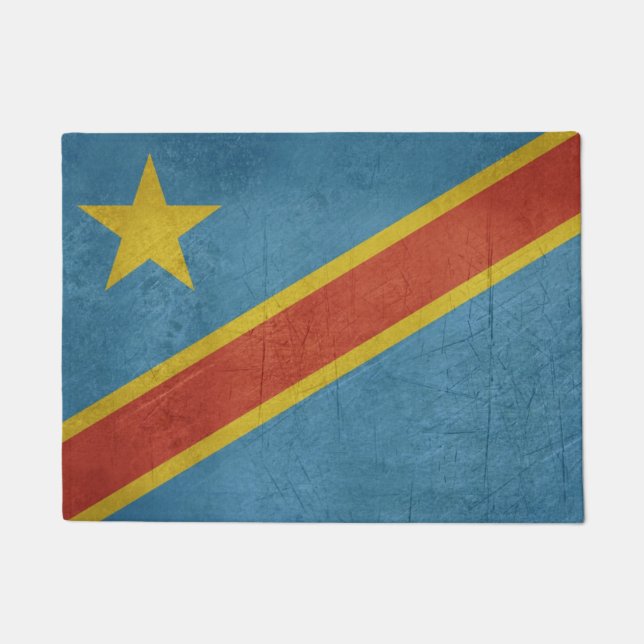 Paillasson Drapeau du République démocratique du Congo (Devant)