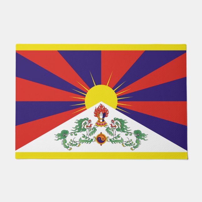 Paillasson Drapeau du Tibet libre (Devant)