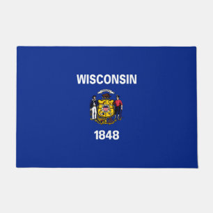 Paillasson Drapeau du Wisconsin