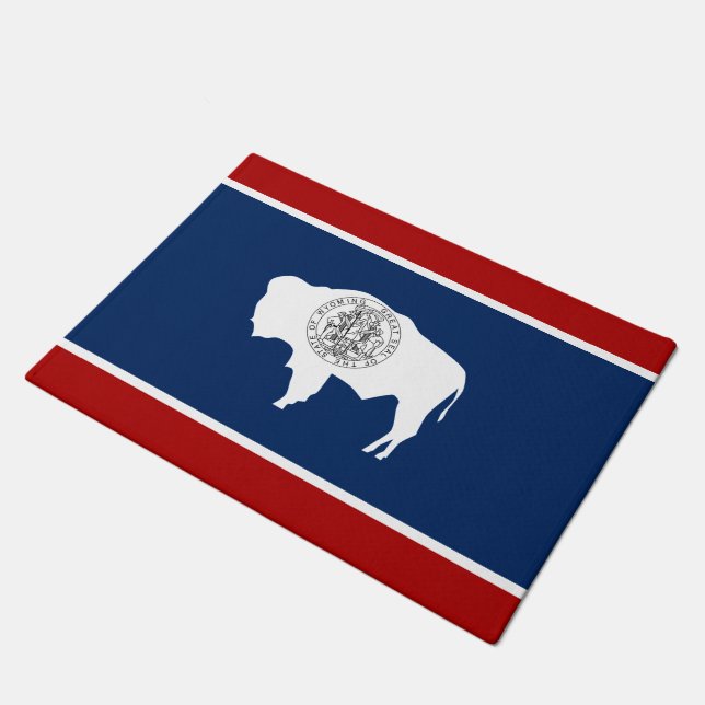 Paillasson Drapeau du Wyoming (Incliné)