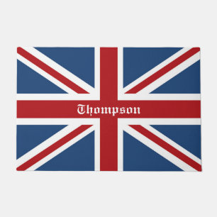 Paillasson Drapeau fait sur commande classique d'Union Jack