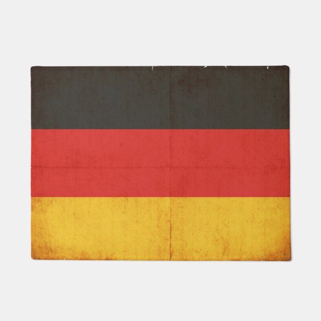 Paillasson Drapeau grunge de l'Allemagne (Devant)