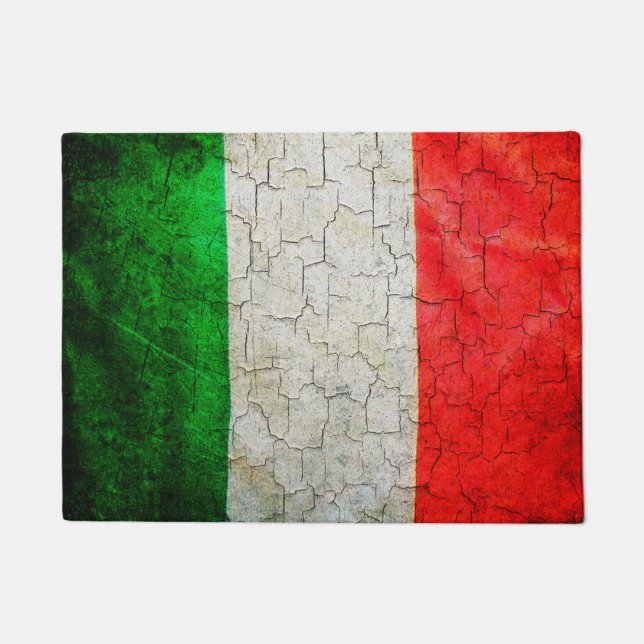 Paillasson Drapeau italien fissuré (Devant)