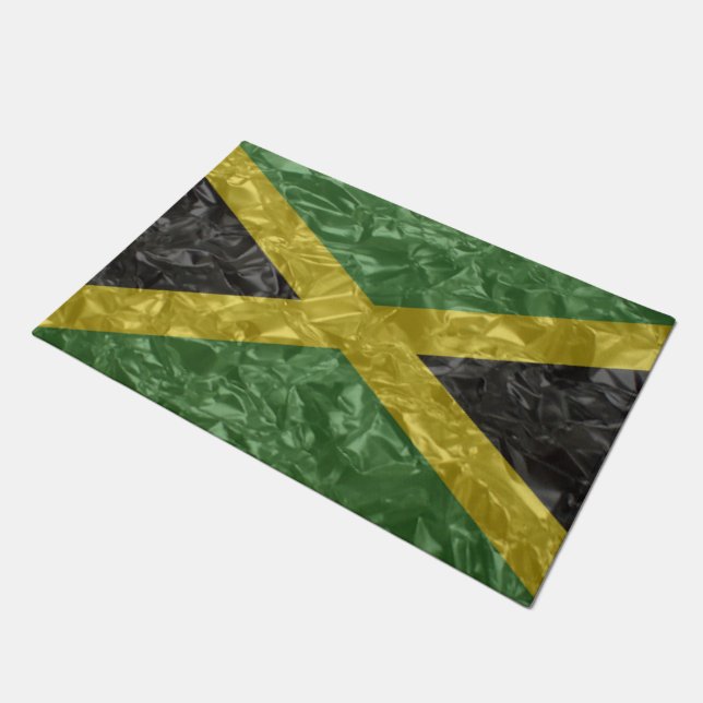 Paillasson Drapeau jamaïcain - Crinké (Incliné)