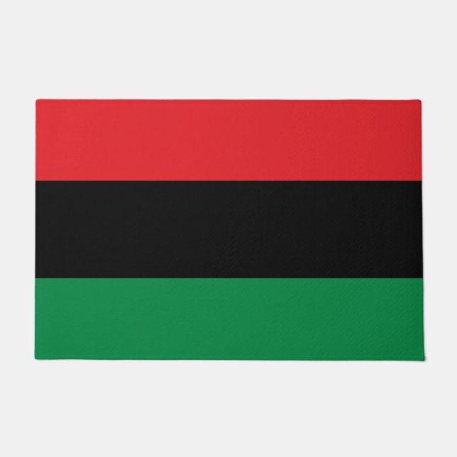 Paillasson Drapeau panafricain UNIA (Devant)