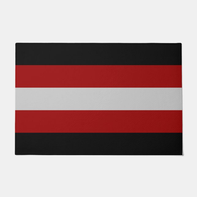 Paillasson Drapeau satanique (Satanisme) (Devant)