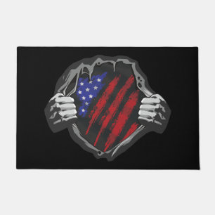 Paillasson Drapeau superhero USA