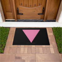 Drapeau triangle rose de SlipperyJoe drapeau rose 