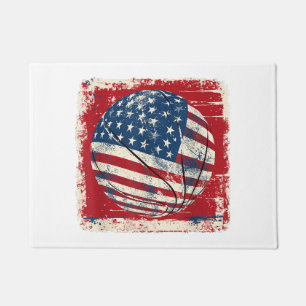 Paillasson Drapeau USA Basketball du 4 juillet