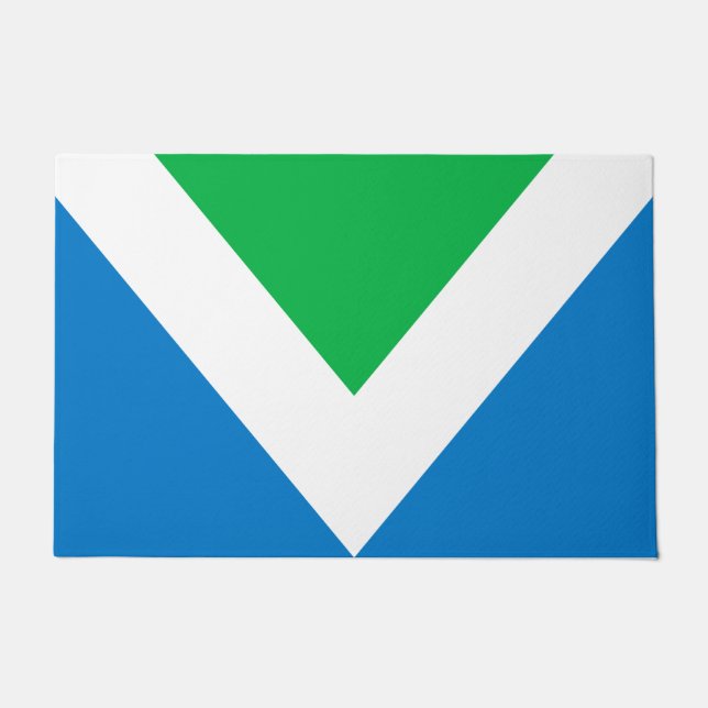 Paillasson Drapeau végétal international (Devant)