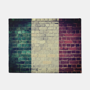 Paillasson Drapeau vintage de l'Italie