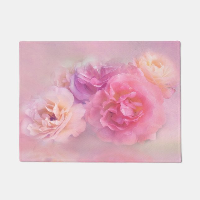 Paillasson Dreamy Pastel Roses (Devant)