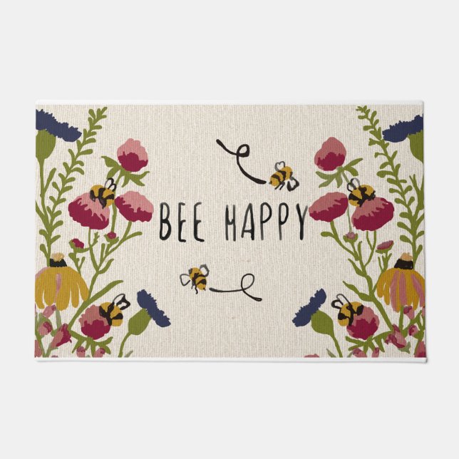Paillasson Drôle Bee Doormat, Mignonne Bee Lover Don, Citatio (Devant)