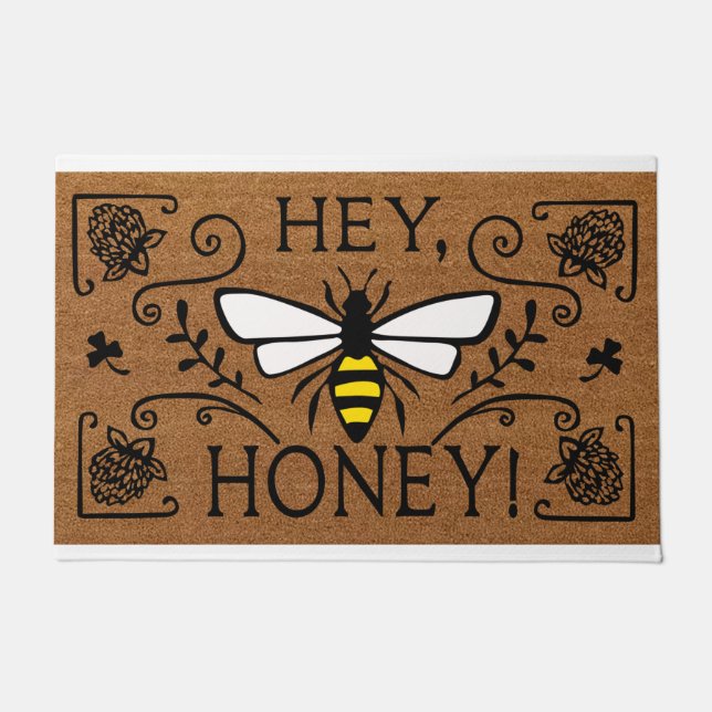 Paillasson Drôle Bee Doormat, Mignonne Bee Lover Don, Citatio (Devant)