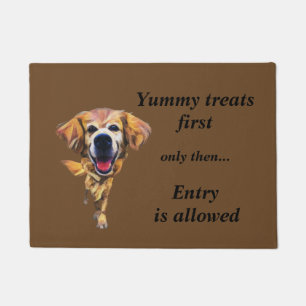 Paillasson Drôle Cartoon Golden Retriever Doormat