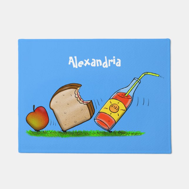 Paillasson Drôle de dessin animé de fourmis (Devant)