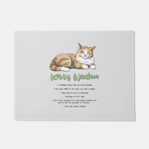 Paillasson Drôle Kitty sagesse