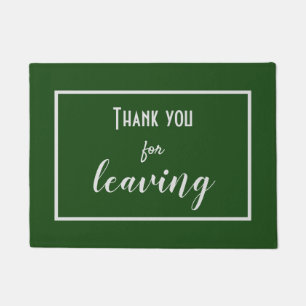 Paillasson Drôle "Merci de départ" Introvert Antisocial