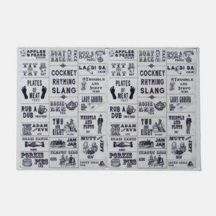 Paillasson Drôle mignon Cockney Anglais rimer Slang Porte Mat