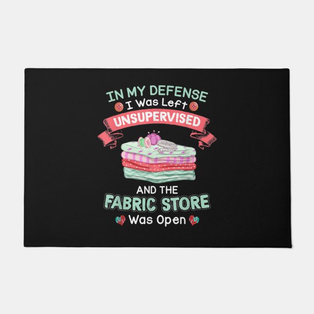 Paillasson Drôle Quilting Fabric Quilters (Devant)