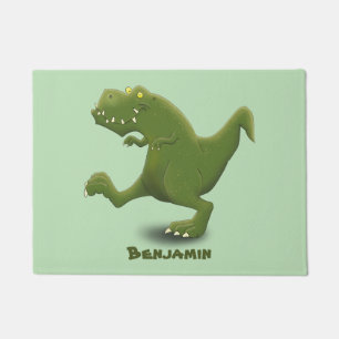 Paillasson Drôle T rex dinosaure dessin animé humour
