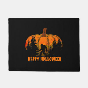 Paillasson Drôle Vintage Bigfoot Citrouille Halloween Trick