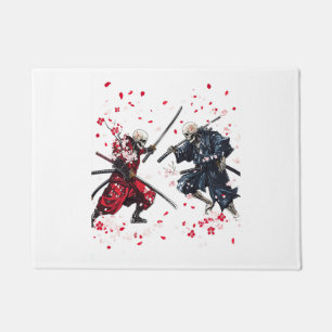 Paillasson Duel de samouraï crâne
