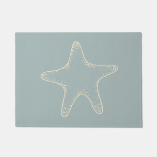 Paillasson Dusty Aqua Starfish