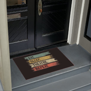 Paillasson Eat Sleep Théâtre Répétition Théâtre Tech Cadeaux 